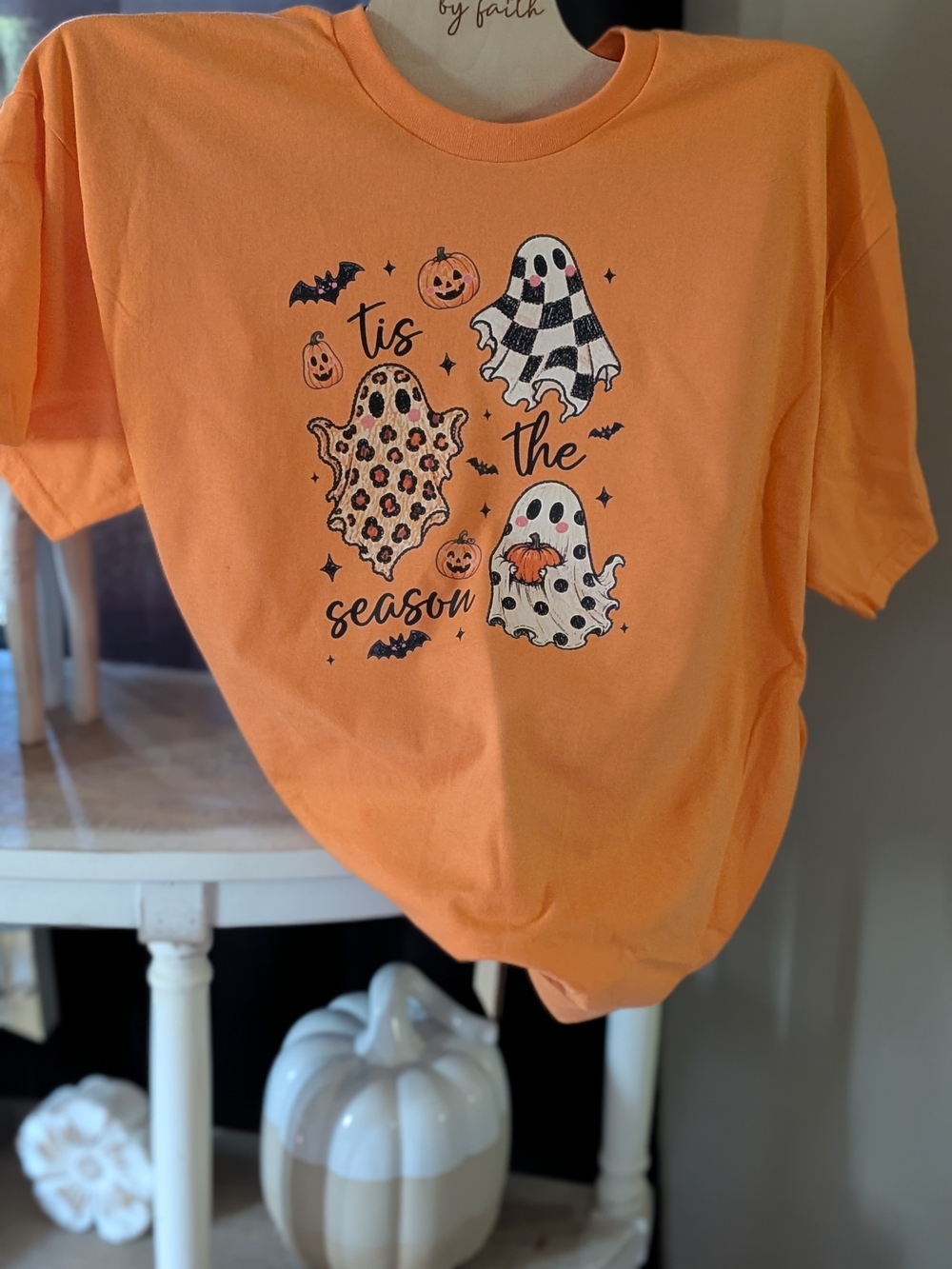 Orange 'Tis The Season' Halloween Costume Tee